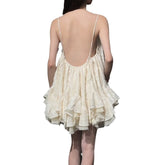 throwback thursday outfits spirit week /New Beautiful Exquisite Jacquard Sling Dress Ruffled Loose Holiday Skirt